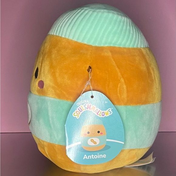 NWT Original Squishmallow 8” Antoine The Peanut Butter Jar - Picture 3 of 6